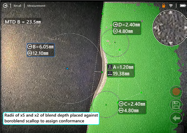 燃氣渦輪發動機葉片損傷修復檢驗應用案例1
